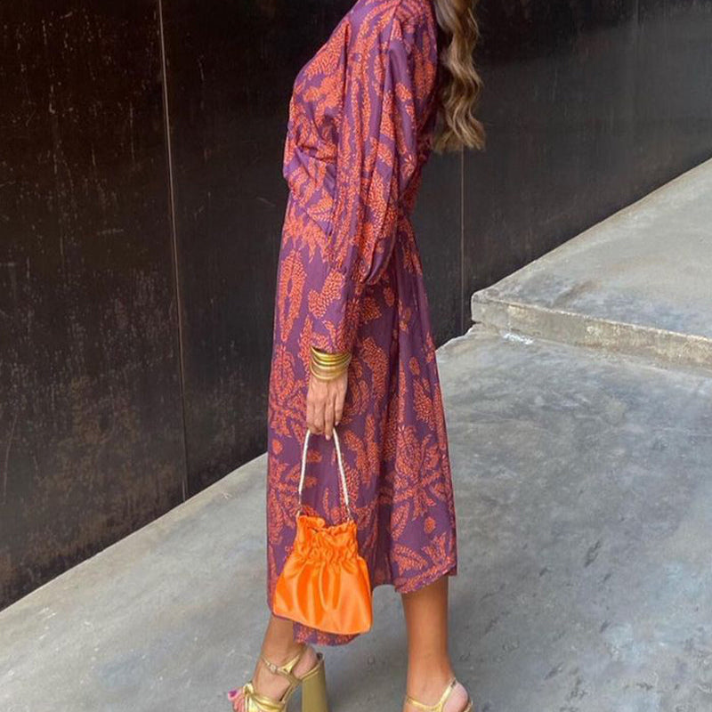 Celeste | Vestido Midi Elegância Floral