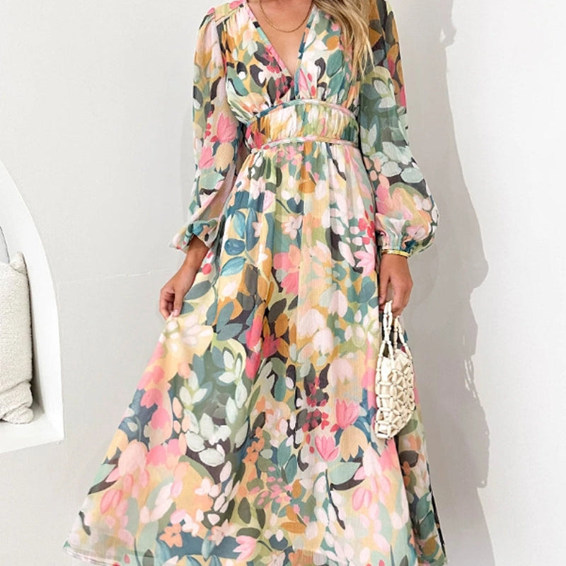 Celine | Vestido Feminino com Padrão Floral