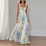 Oriah | Vestido Maxi A-Line Floral