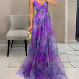 Giselle | Maxi-Vestido Encantador com Estampa Floral