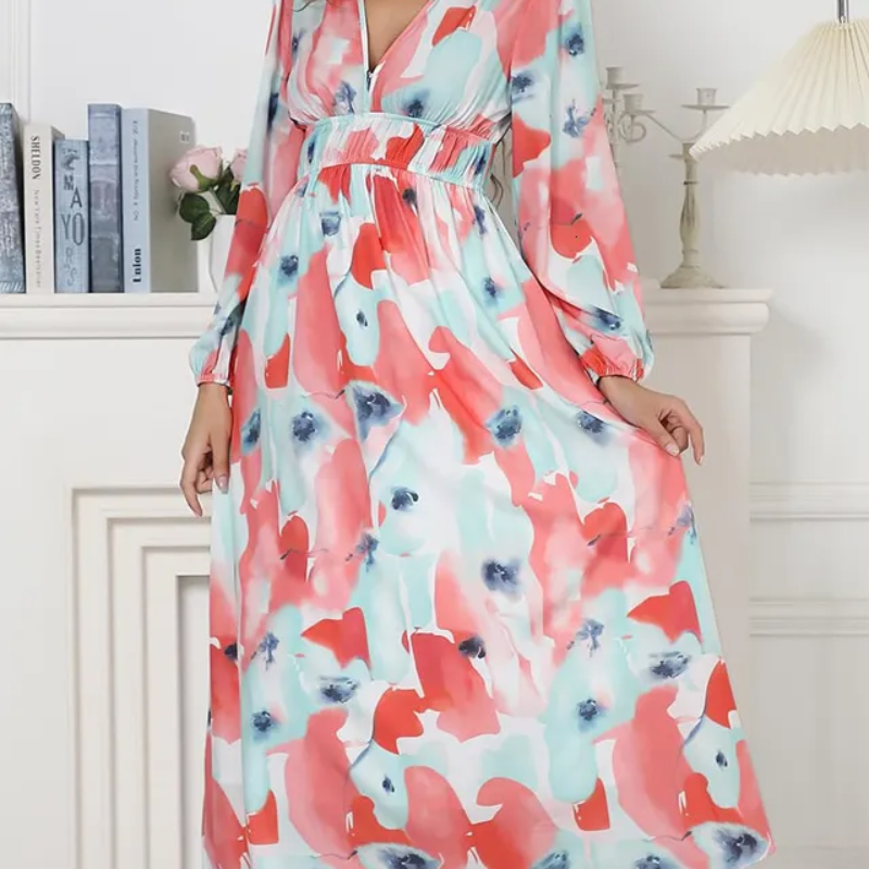 Celine | Vestido Feminino com Padrão Floral