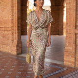 Antonella | Vestido elegante em tecido leve e fluido