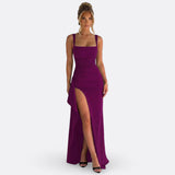 Vitória - Vestido Maxi Formal Elegante Com Costas Abertas