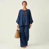 ANOUK | CONJUNTO BOHO EM LINHO