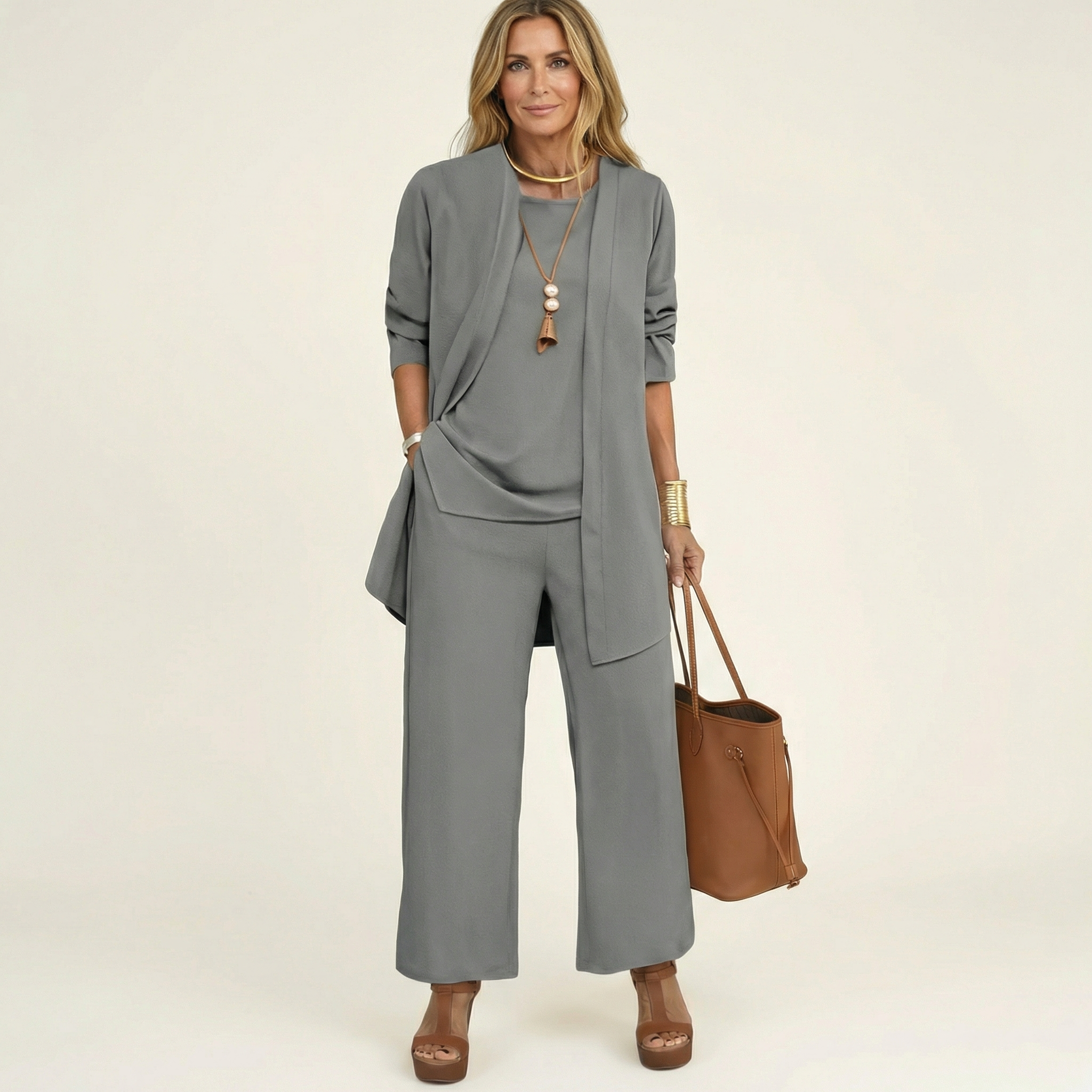 MARGAUX | CONJUNTO MINIMALISTA DE 3 PEÇAS
