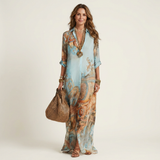 ELOWEN | VESTIDO CAMISOLA MAXI EM SEDA